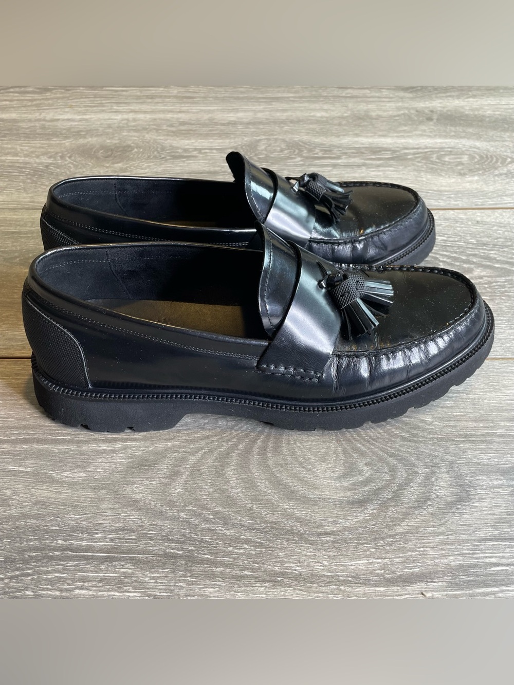 Cole Haan American Class Penny Loafers C36033 Black Size 11M